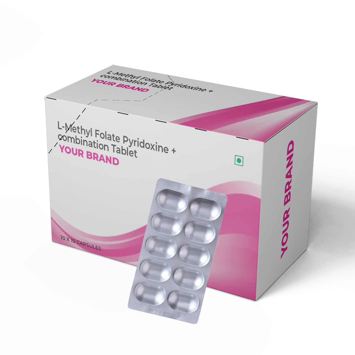 Somex Pyroxidine L-Methyl Folate Pyridoxine + combination Tablet Private Label ...